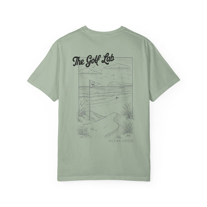 Golf Lab Course Sketch T-Shirt — Coastal Golf Graphic Tee