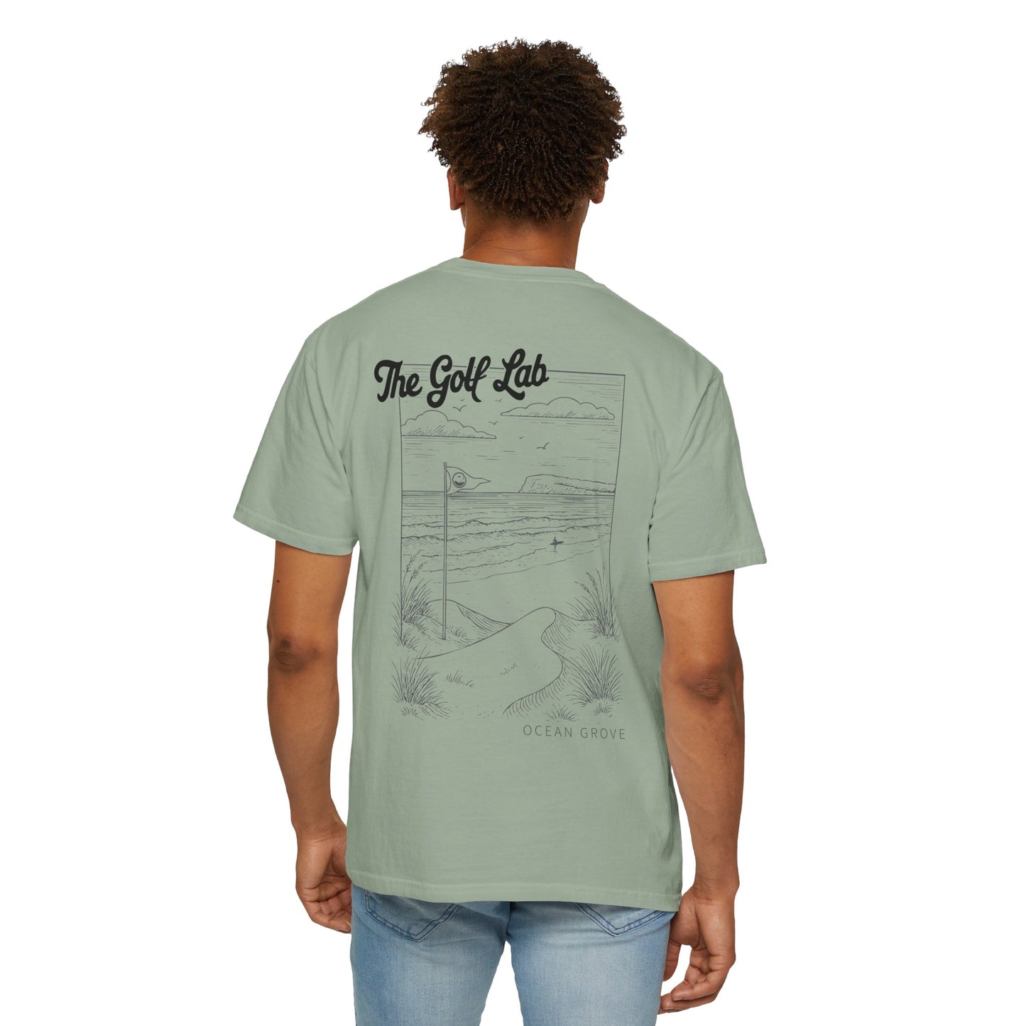 Golf Lab Course Sketch T-Shirt — Coastal Golf Graphic Tee